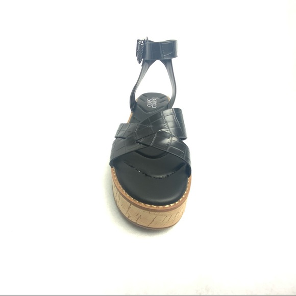 FRANCO SARTO Sabello Croc Embossed Platform sandal - Picture 3 of 10